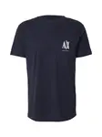 ARMANI EXCHANGE Tričko  námornícka modrá / biela