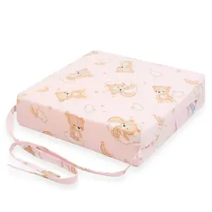 Dětský podsedák na židli New Baby BASIC Bear pink