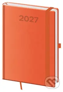 Denní diář 2027 A5 Print Pop oranžový