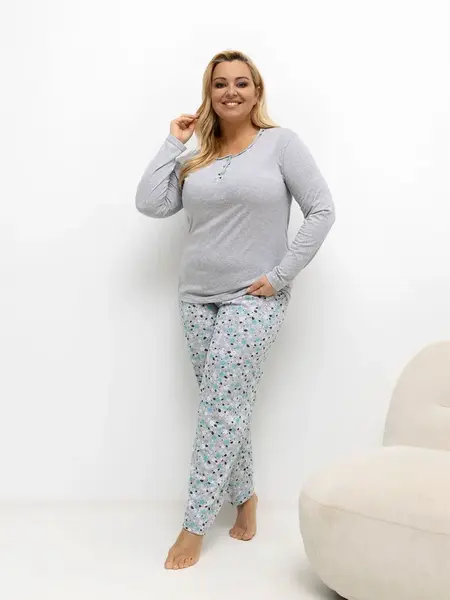 Pyjamas-DU-KN-FP-502.97-grey