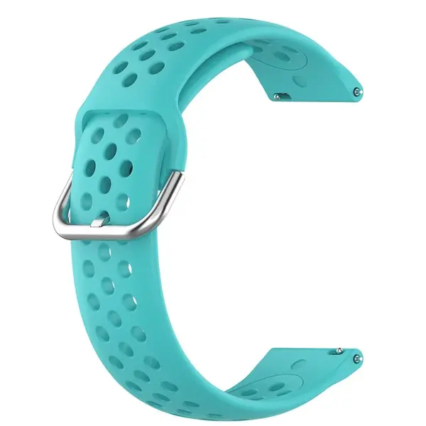 BStrap Silicone Dots remienok na Garmin Vivoactive 4, teal