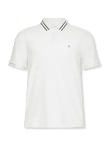 Calvin Klein Jeans Tričko  sivá / biela
