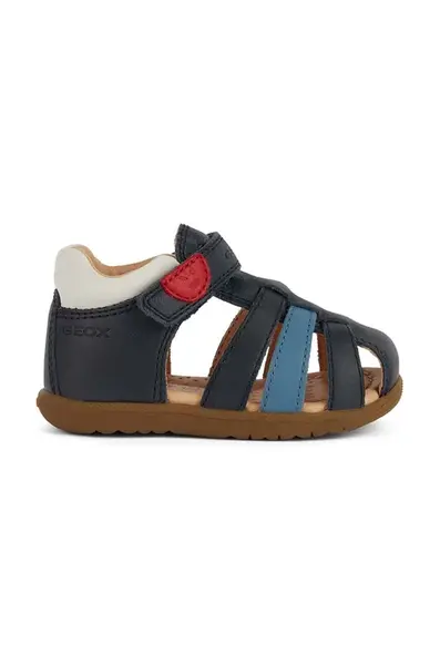Geox Dětské kožené sandály Geox SANDAL MACCHIA