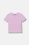 United Colors of Benetton basic tričko dětské bavlněné s elastanem