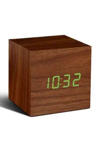 Stolní hodiny Gingko Design Cube Click Clock