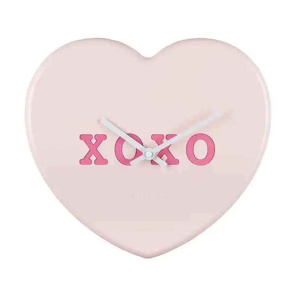 Karlsson Nástěnné hodiny Karlsson Heart Candy
