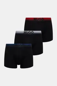 HUGO přiléhavé boxerky pánské s modalem TRUNK TRIPLET SPRAY 3-pack