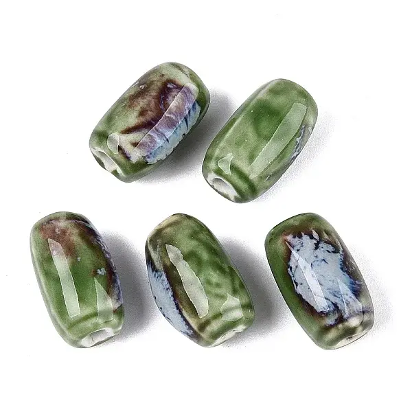 Vintage Handmade Porcelain Beads