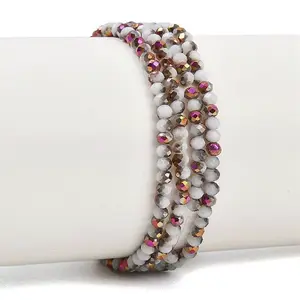 Electroplate Glass Beads Stradns