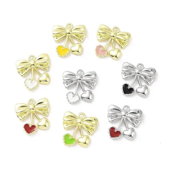 Rack Plating Alloy Enamel Pendants