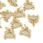 SHEGRACE Brass Clear Cubic Zirconia Charms