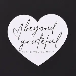 Coated Paper Thank You Greeting Card