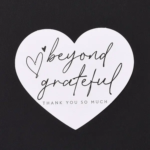 Coated Paper Thank You Greeting Card