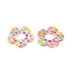 Flower Theme Printed Acrylic Pendants
