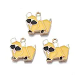 Rack Plating Alloy Enamel Pendants