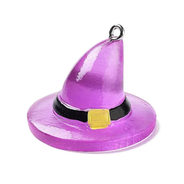 Halloween Theme Baking Paint Resin Pendants