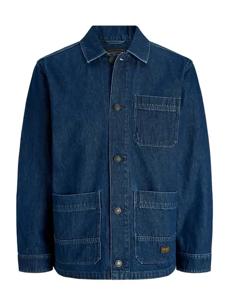 Jack & Jones Plus Prechodná bunda 'JPRBLUDERRY'  modrá denim