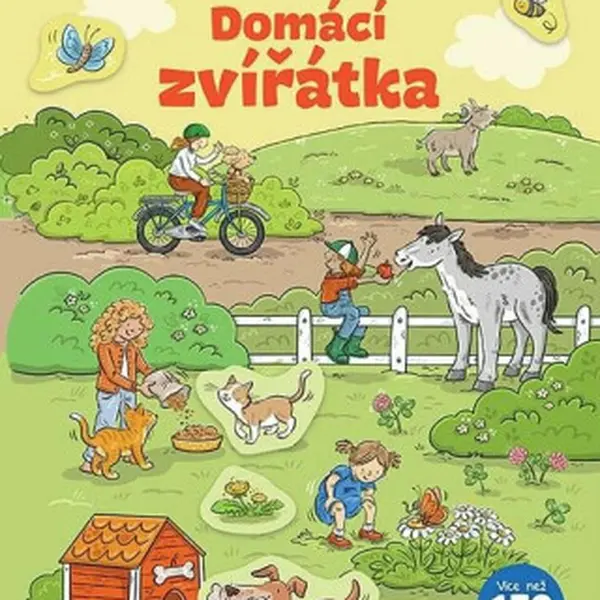 Samolepková knížka Domácí zvířátka