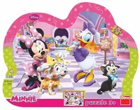 Puzzle Minnie a mazlíčci 25 dílků deskové