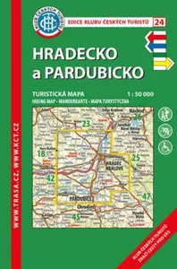 KČT 24 Hradecko, Pardubicko 1:50 000/ Turistická mapa, 5. vydání 2018