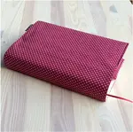 Obal na knihu - Puntíky na bordó (UNI-M) - Barbora Bartošová