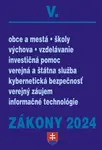 Zákony V 2024 Štátna a verejná správa, školy a obce