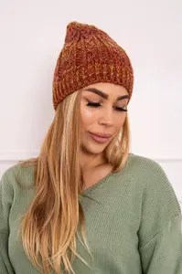 marka niezdefiniowana Fleecová čepice Melisa K241 červená+olivová+tmavě růžová