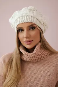 marka niezdefiniowana Dámská čepice Sofia K369 ecru