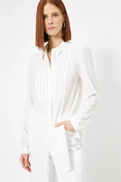 Dámská bílá tunika s knoflíky od značky Koton