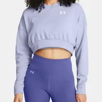 Under Armour Mikina UA Rival Terry OS Crop Crw-PPL - Dámské