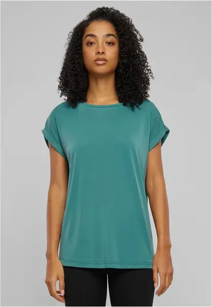 Dámské tričko Modal Extended Shoulder Tee - modré