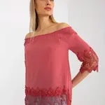 Blouse-LK-BZ-506188.32X-dark pink