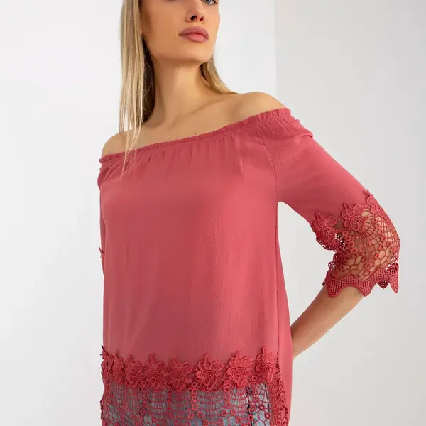 Blouse-LK-BZ-506188.32X-dark pink
