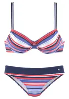 s.Oliver Bikiny  modrá / červená / biela