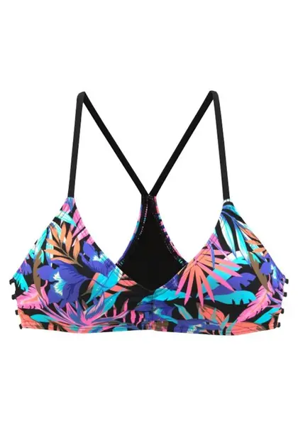 BENCH Bikinový top 'PITCH'  zmiešané farby / čierna