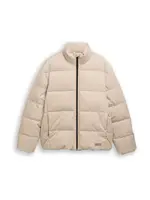 TOM TAILOR DENIM Zimná bunda  svetlobéžová