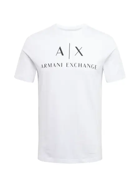 ARMANI EXCHANGE Tričko '8NZTCJ'  čierna / biela