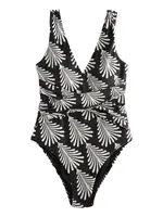 Next Jednodielne plavky  čierna / biela