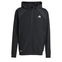 ADIDAS PERFORMANCE Tréningová bunda 'Tech Apparel'  čierna / biela