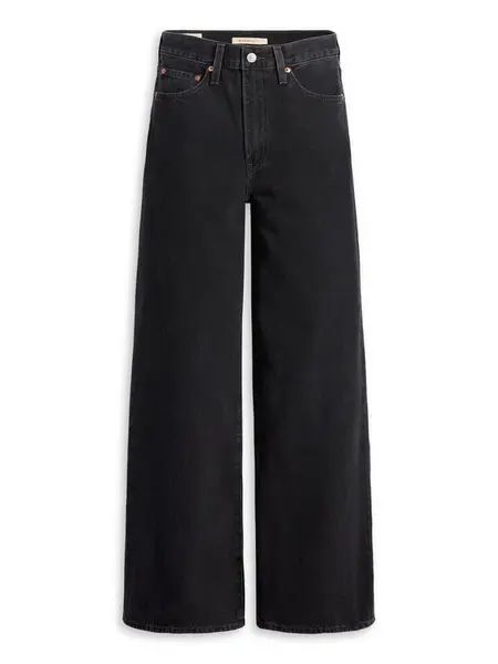 LEVI'S ® Džínsy 'Ribcage Wide Leg '  čierna