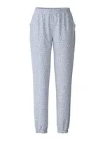 CALIDA Pyžamové nohavice  svetlomodrá / šedobiela
