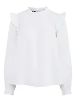 PIECES Blúzka 'VELA'  biela