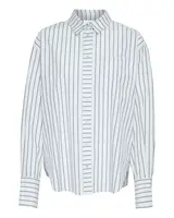 Kaffe Blúzka 'KA Jerrie'  svetlomodrá / čierna