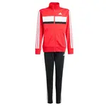 ADIDAS SPORTSWEAR Tréningový komplet 'Seasonal Essentials Tiberio'  svetločervená / čierna / biela