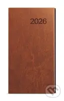Týdenní diář 2026 Jakub Vivella kapesní hnědá