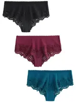 Next Nohavičky  modrozelená / vínovo červená / čierna