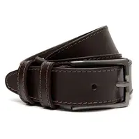Pánský kožený opasek The Chesterfield Brand Monet - hnědá