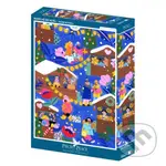 Puzzle Vianočný trh - Marie Boiseau - puzzle z kategorie 500 - 1000 dílků