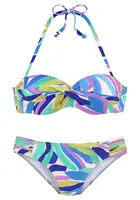 s.Oliver Bikiny  modrá / námornícka modrá / tyrkysová / tmavofialová