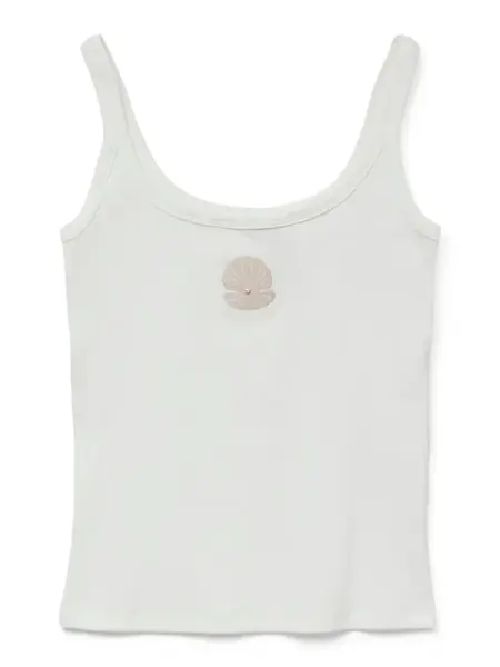 VERO MODA Top 'VMDiana'  telová / biela